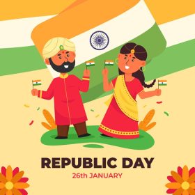 دانلود وکتور مفهوم روز جمهوری هند
