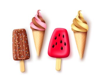 دانلود وکتور بستنی تابستانی و بستنی بستنی و بستنی بستنی گرمسیری