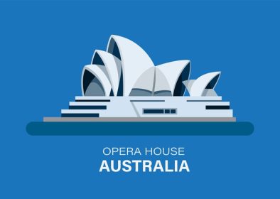 دانلود وکتور خانه اپرای سیدنی استرالیا نقطه عطف در ژانویه