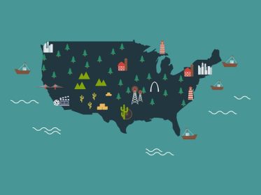 دانلود وکتور نقشه نقطه عطف ایالات متحده برای هر منظوری مناسب برای مارک های وب سایت و پروژه های تصویرسازی