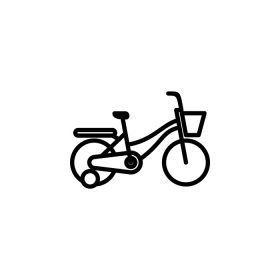 دانلود وکتور خط دوچرخه دوچرخه نماد وکتور تصویر آرم
