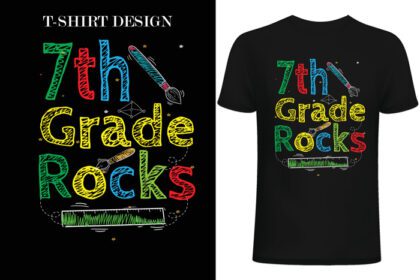 دانلود طرح تی شرت راک کلاس هفتم طرح تی شرت روز در مدرسه