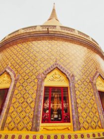 دانلود عکس نقطه عطف معماری باستانی در بانکوک تایلند