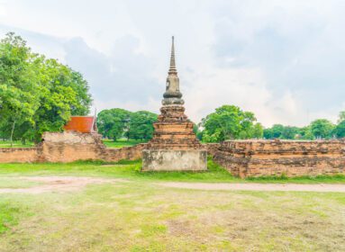دانلود عکس معماری قدیمی زیبای تاریخی ایوتایا در تایلند، سبک پردازش رنگ را تقویت می کند