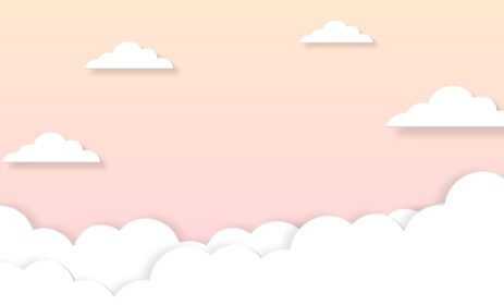 دانلود عکس انتزاعی kawaii ابری آسمان رنگارنگ پس زمینه نرم