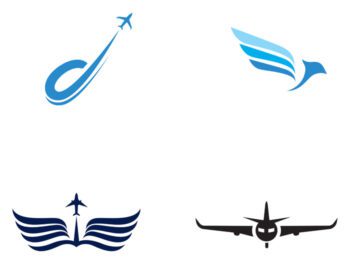 دانلود اپلیکیشن قالب وکتور نشان و نماد پرواز هواپیمای لوگو