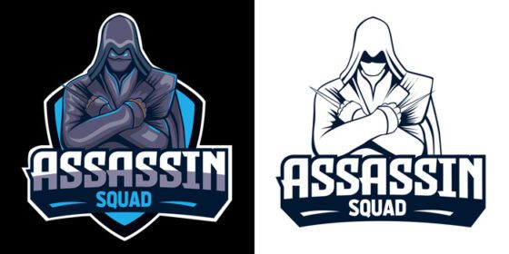 دانلود لوگو طراحی طلسم لوگوی assassin esport