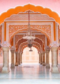 دانلود عکس کاخ شهر جیپور در شهر جیپور راجستان هند