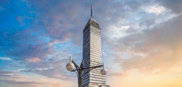 دانلود عکس مکزیک شهر مکزیک برج دیدنی torre latinoamericana