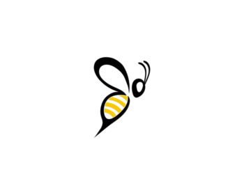 دانلود قالب وکتور لوگو و نماد زنبور عسل