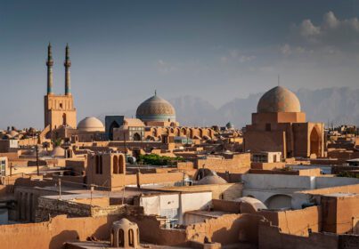 دانلود عکس روتاپ و منظره شهر یزد شهر قدیم ایران