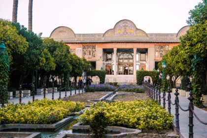 دانلود عکس شیراز ایران نمای نارنجستان ایرانی