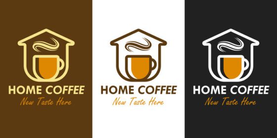 دانلود قالب لوگو طراحی لوگو قهوه