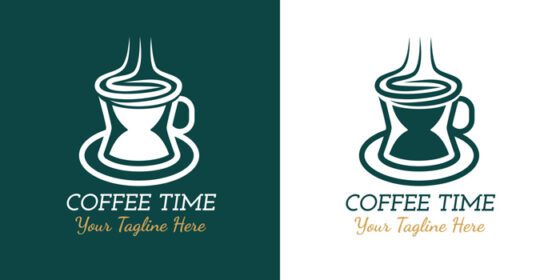 دانلود لوگو طراحی لوگو قهوه تایم قهوه