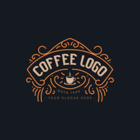 دانلود لوگو لوگو قهوه وینتیج با سبک یکپارچهسازی با سیستمعامل