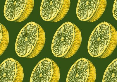 دانلود وکتور پترن کاغذ دیواری لیمویی رنگارنگ جالب