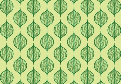 دانلود وکتور یک پترن وکتور ساده بدون درز ساخته شده در پس زمینه برگ سبز