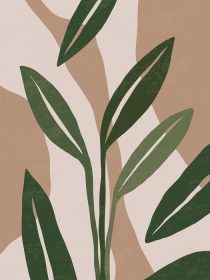 دانلود وکتور گیاه شناسی پوستر هنر دیواری معاصر گیاه شناسی طراحی هنری خط شاخ و برگ استوایی با شکل انتزاعی طرح هنر گیاهی انتزاعی بوهو برای کاغذ دیواری چاپی روی جلد هنر دیواری مینیمال و طبیعی در اواسط قرن