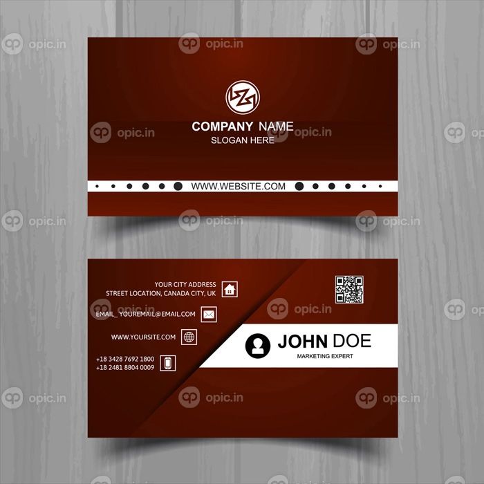 دانلود کارت ویزیت طرح انتزاعی شیک کارت ویزیت موج