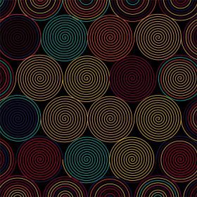 دانلود وکتور پترن خطوط دایره رنگارنگ انتزاعی