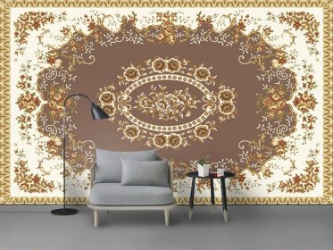 دانلود کاغذ دیواری طرح جدید مدرن کلاسیک اروپایی الگوی تلویزیون دیوار اتاق نشیمن