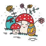 وکتور سرخابی کوه آسمان تصویر برداری وکتور منظره ابری سرخابی