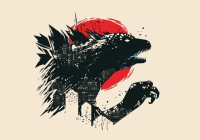 دانلود لوگو وکتور لوگوی هیولای Godzilla که می تواند برای بسیاری از پروژه ها استفاده شود
