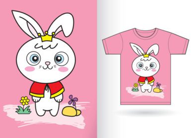 دانلود کارتون خرگوش خرگوش زیبا برای تی شرت