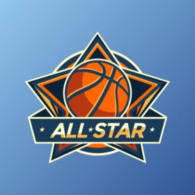 لوگوی دانلود موجود در این فایل نمونه ای از وکتور لوگوی بسکتبال همه ستاره خوب برای آرم تیم بسکتبال شما یا سایر آرم ها می باشد.