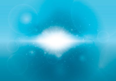 دانلود وکتور بیضی رنگارنگ علمی تخیلی انفجار ابرنواختر افکت انفجار و فضای بیرونی پر ستاره بر روی پس زمینه آبی تصویر گرافیکی
