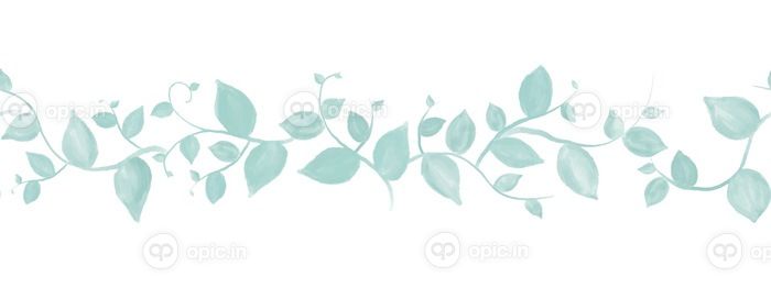 دانلود وکتور حاشیه براش بدون درز سبز با طرح شاخه های برگ نقاشی دستی با آبرنگ برای کارت تبریک عروسی کارت پستال وکتور اقلام ارگانیک طبیعت