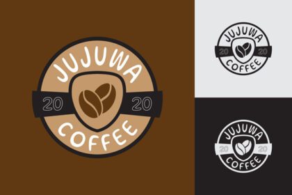 دانلود لوگو لوگو دانه های قهوه جوجووا لوگو کافه و کافی شاپ