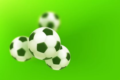 دانلود گروه وکتور والپیپر وکتور توپ های فوتبال با فضای کپی