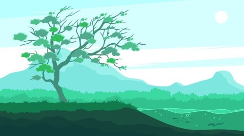 دانلود وکتور موجود در این فایل تصویری از درخت صمغ در کنار رودخانه وکتور رایگان عالی برای طبیعت شما یا تصویر وحشی است.