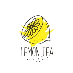 دانلود وکتور چاپ چای لیمو نوشیدنی های گرم گیاهی ارگانیک طرح بسته بندی طرح دستی میوه ها و انواع توت ها تصویر مجموعه طرح وکتور