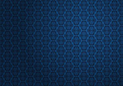 دانلود وکتور پترن کاغذ دیواری آبی با طرح دماس