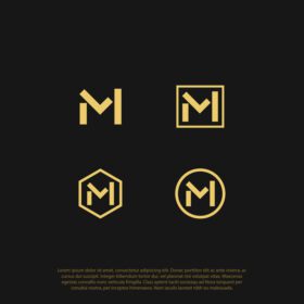 دانلود لوگو حروف lm لوگو ترکیب حرف l و m در یک شکل به صورت