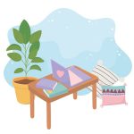 دانلود وکتور بیان خشمگین شخصیت طلسم دانه قهوه