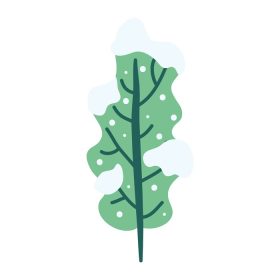 دانلود وکتور گیاه درخت اکولوژی طبیعت با برف