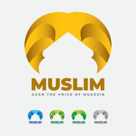 دانلود لوگوی مسجد و نماز مسلمین