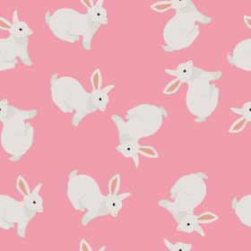 دانلود پترن بدون درز وکتور زیبا با خرگوش های عید پاک