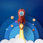 وکتور مرد ویترویین با پس زمینه متاترون