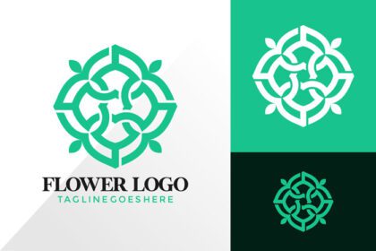 دانلود لوگوی طبیعت گل طراحی لوگوی انتزاعی طرح های لوگو مفهومی
