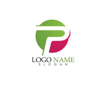 دانلود لوگو p طراحی لوگو وکتور کسب و کار نامه شرکتی