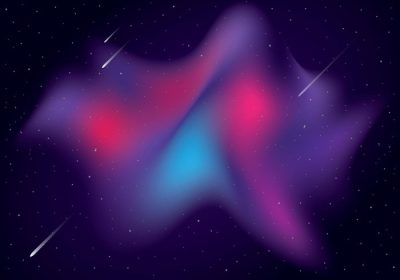 دانلود وکتور Ultra Violet Galaxy Illustration