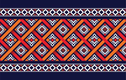 دانلود وکتور پترن بوهو قومیتی با طرح هندسی در رنگ های روشن برای کاغذ دیواری فرش بسته بندی لباس پارچه باتیک تصویر برداری وکتور سبک گلدوزی در تم های قومیتی