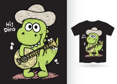 دانلود دایناسور کوچولو خنده دار برای تی شرت