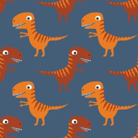 دانلود وکتور دایناسورهای خنده دار وکتور پترن کودکان بدون درز