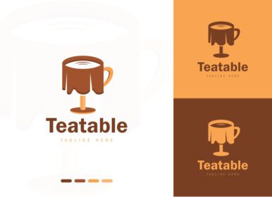 دانلود لوگو طرح وکتور لوگو طراحی لوگو میز چای