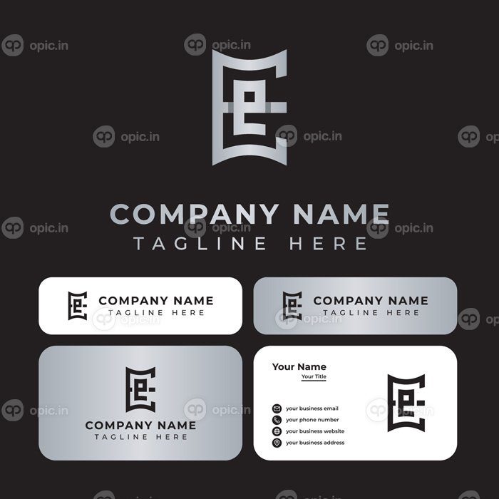 دانلود لوگو منحصر به فرد ee monogram logo مناسب برای هر کسب و کاری با ee